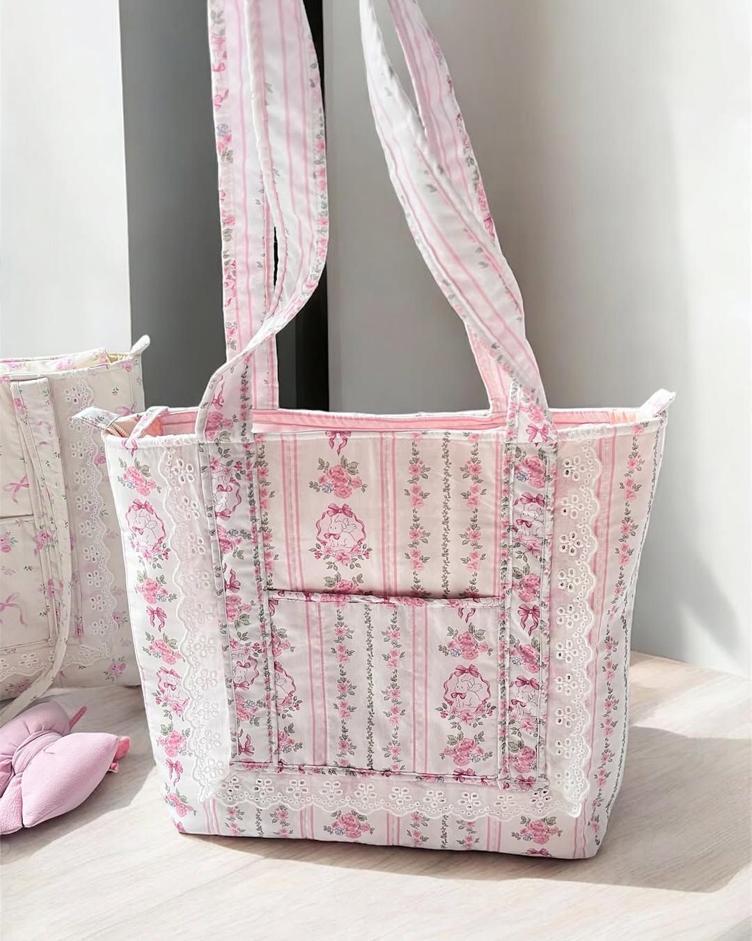Túi tote thỏ hồng xinh